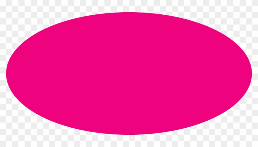 Pink Oval Shape Clipart - Purple #527706