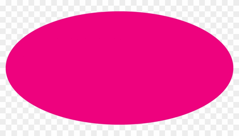 Pink Oval Shape Clipart - Purple #527706