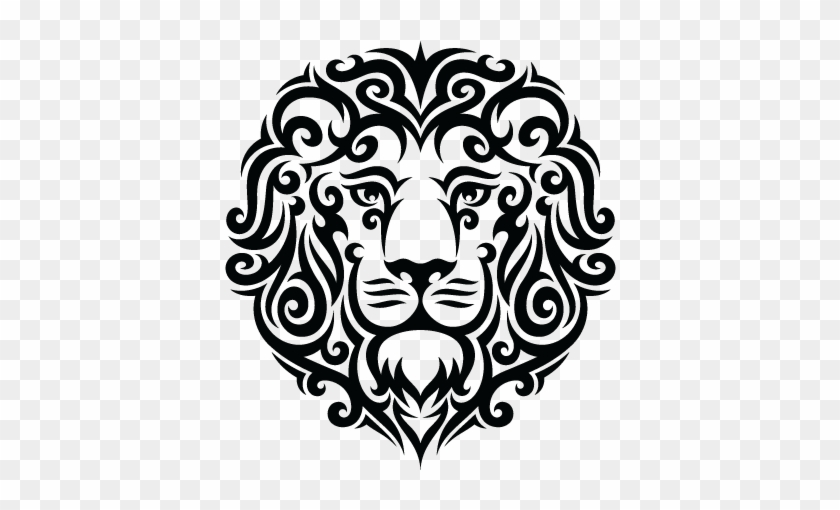 Lion Graphics - Clipart Library - Leo Stencil #527776