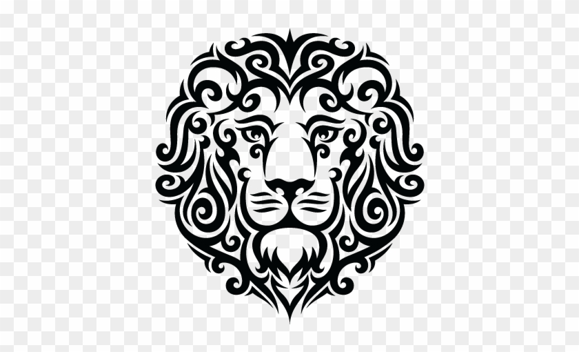 Lion Graphics - Clipart Library - Leo Stencil #527776