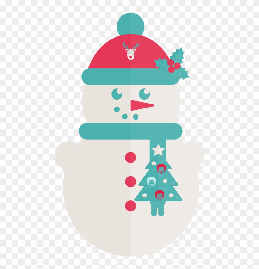 A Snowman With Flair - Illustration #527879