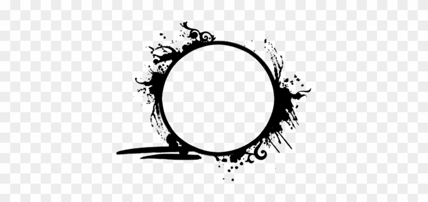 Circle Glass Download - Grunge Circle Frame Png #528015