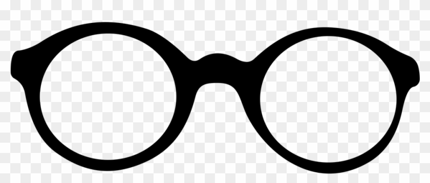 Round Glasses Cliparts - Kacamata Bulat Vector Png #528062
