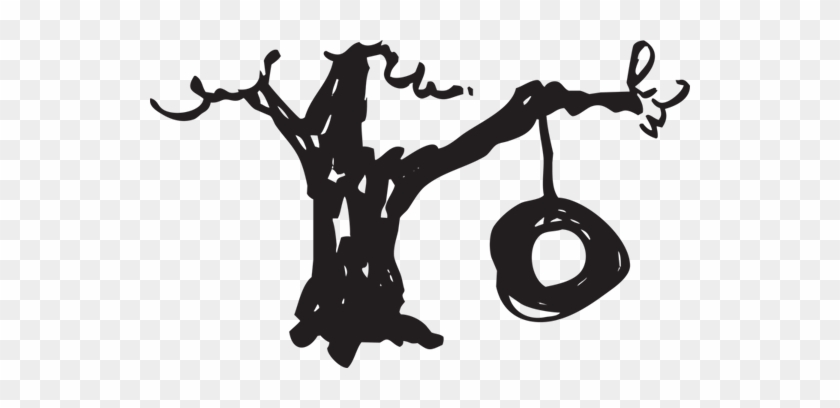 Tire Swing Childcare Mark - Silhouette #528063