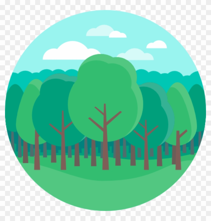 Safe And Fun Swing For Trees - Tree Flat Icon #528151