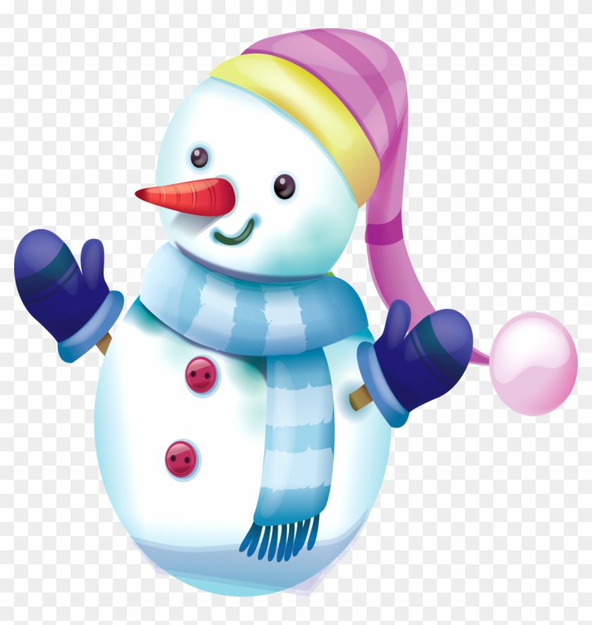 Snowman With Transparent Background Download - Transparent Snowmen Blue Backgrounds #528176