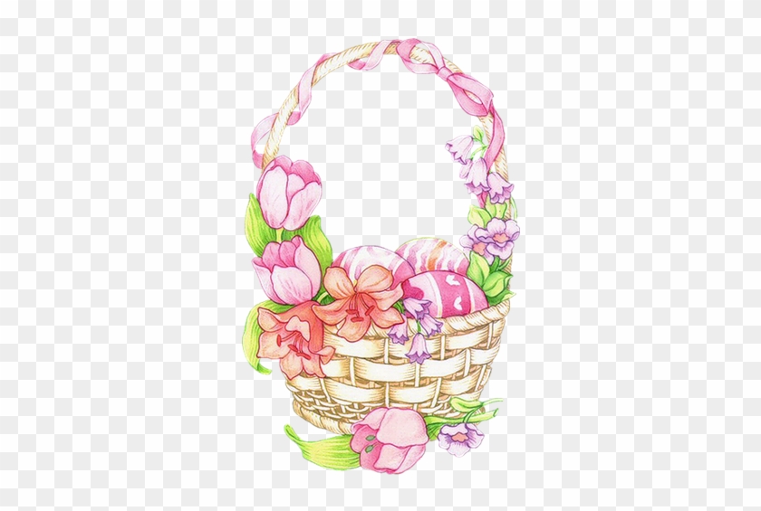 Pin By Doreen Nagler On Easter - Easter Basket Pink Clipart #528219
