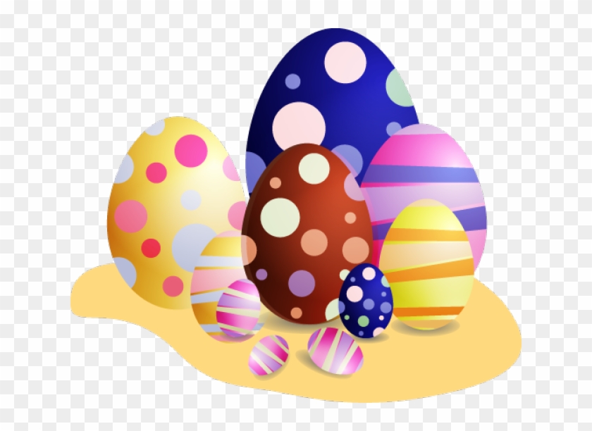 17 Free Easter Egg And Easter Basket Clip Art Designs - Easter Eggs #528237
