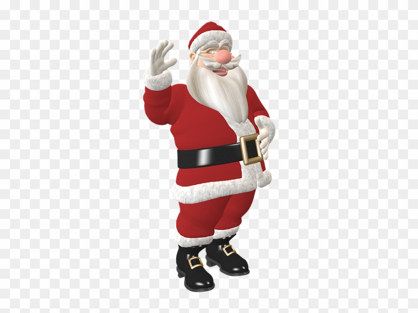 Santa Claus, Toon, Fig, Christmas, Niikolaus, Advent - Personalisiert Von Sankt Nordpol Große Geschenktüte #528426