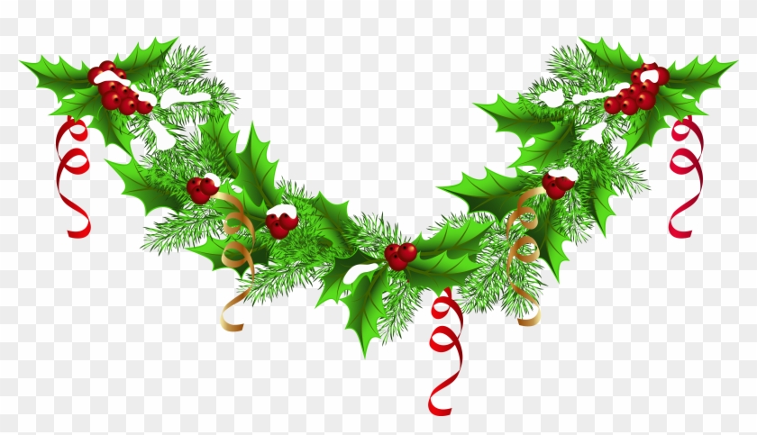 Christmas Garland Clip Art - Christmas Garland Clip Art Png #528433