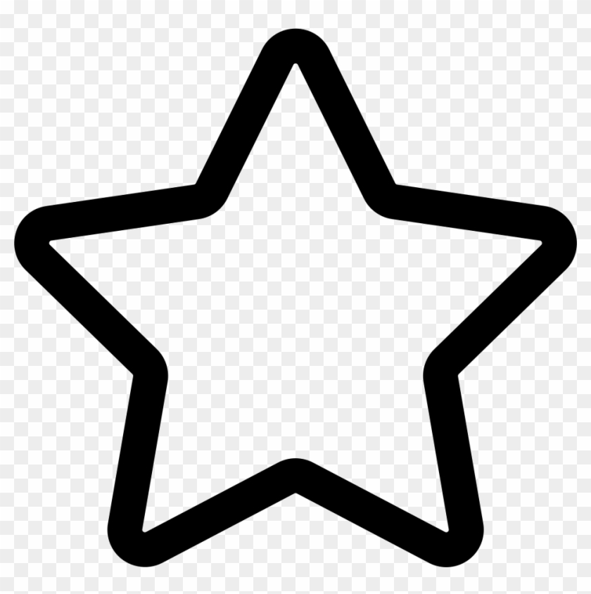 Five-pointed Star Clip Art - White Star Icon Svg #528436