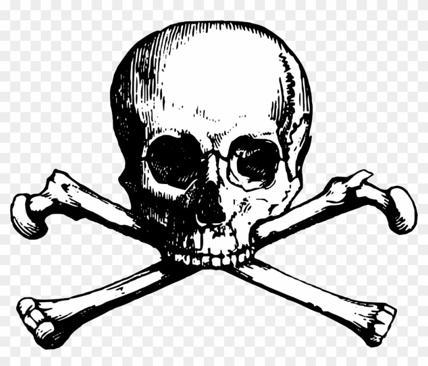 Tgif T Clipart Free - Skull And Crossbones Png #528470