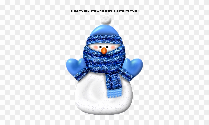 Snowman Blue By Craftykid - Christmas Day #528549