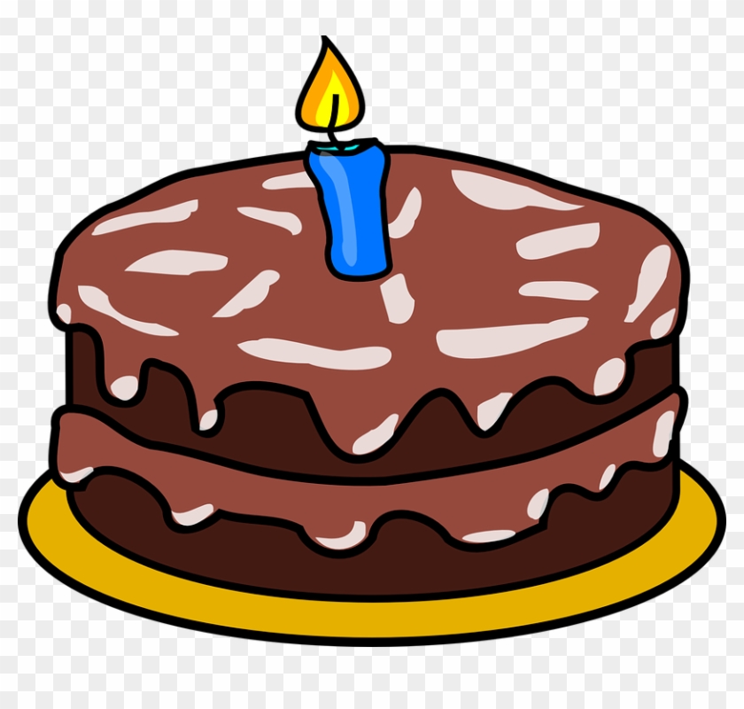 Blueberry Cake Clipart - Birthday Cake Clip Art #528862