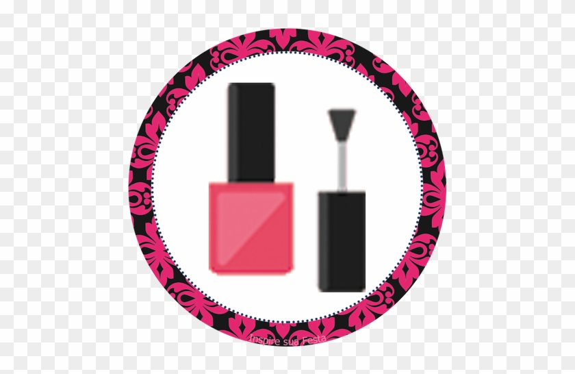 Tag Redonda Personalizada Maquiagem 4 - Tags Maquiagem Png #528956