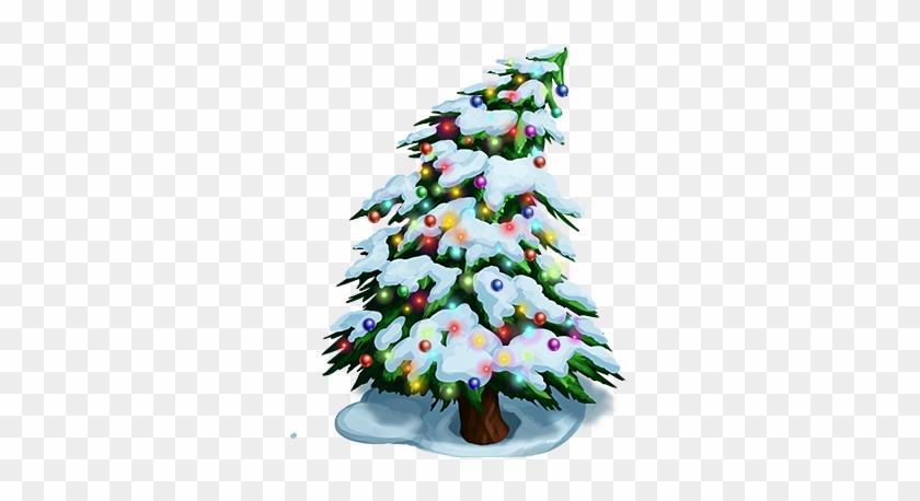 Xmas Tree Pictures - Snow Christmas Tree Transparent #529097
