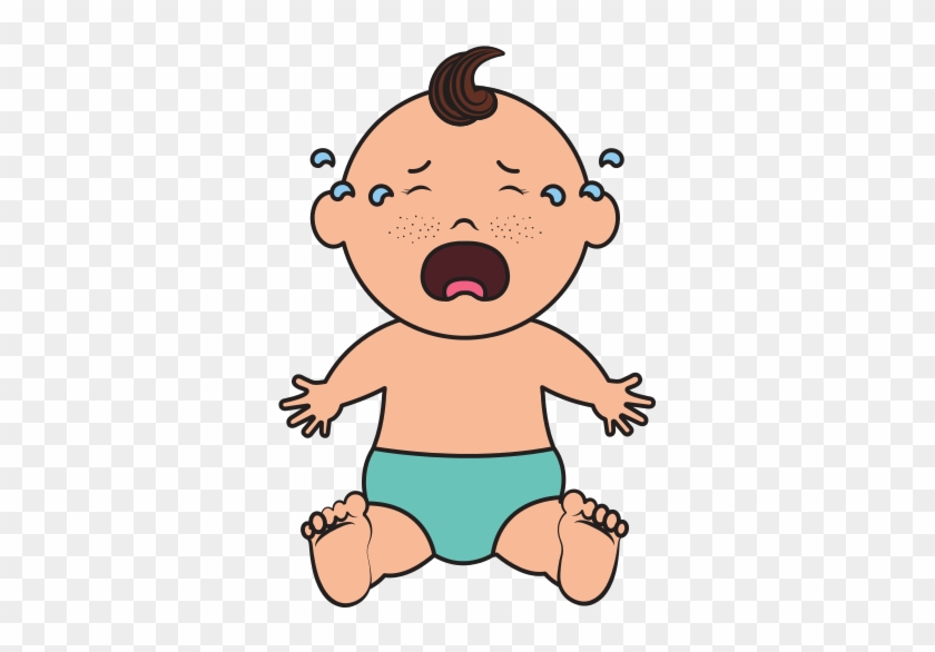 Crying Baby - Vector Graphics #529166