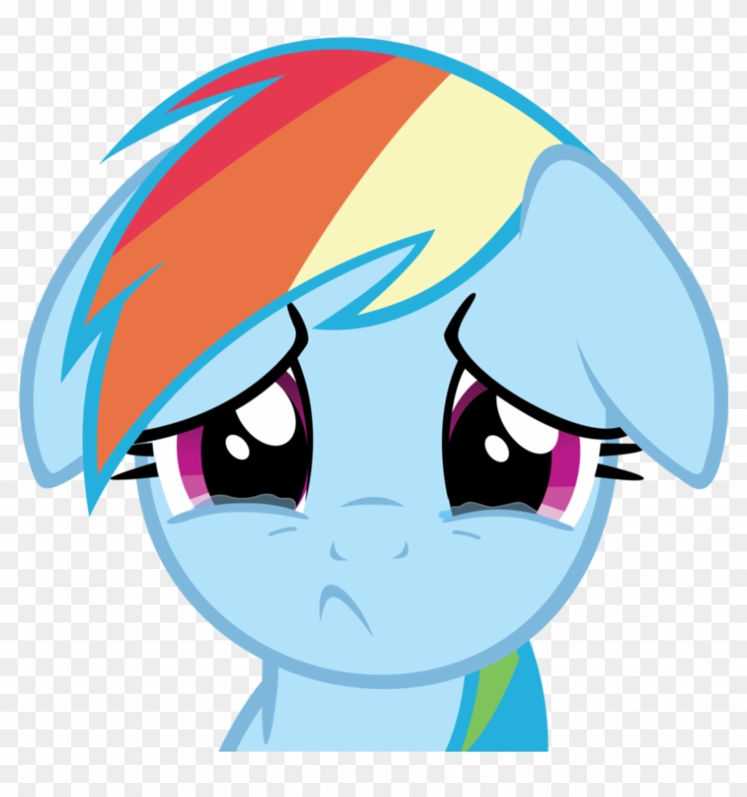 Rainbow Dash Cry By - Sad Rainbow Dash Gif #529172