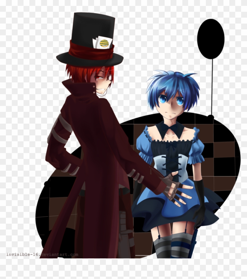 Karma The Mad Hatter X Nagisa The Lethal Alice By Invisible-16 - Anime Alice In Wonderland Mad Hatter #529245