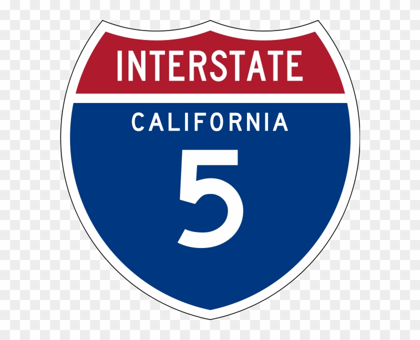 I-5 Shield - Interstate 10 California Sign #529300
