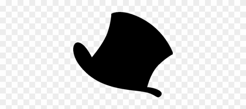 Mad Hatter Silhouette - Top Hat Clip Art #529445