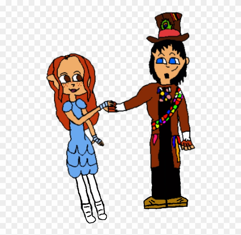 Angelina And Quinton As Alice And The Mad Hatter By - Cartoon #529463