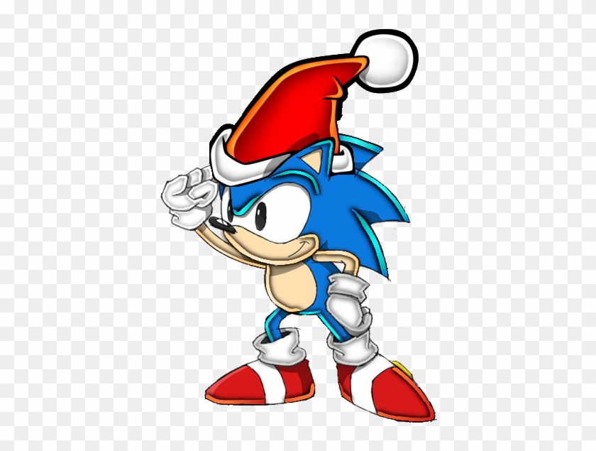 Christmas Classic Sonic By Saturnphoenix - Sonic The Hedgehog #529469