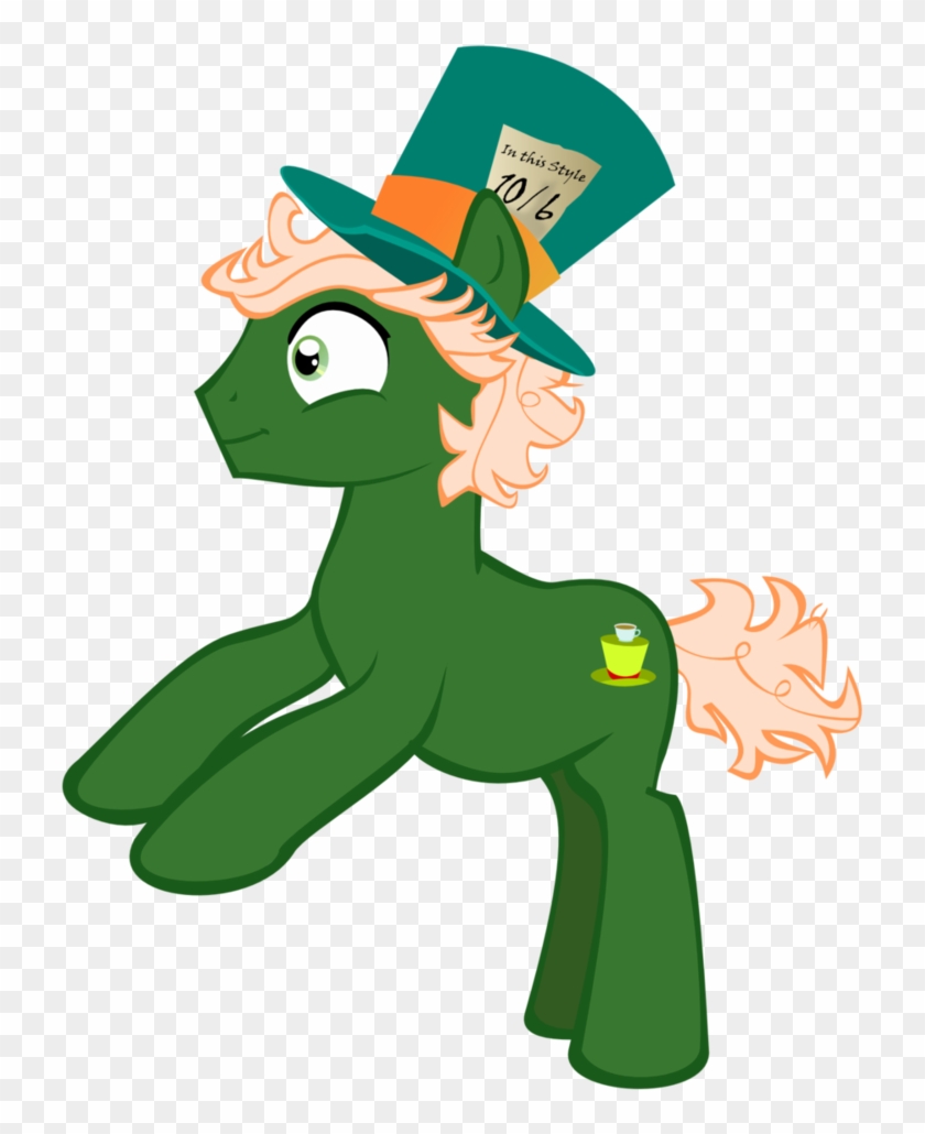 Mad Hatter Pony Oc By Gingerdoodle - My Little Pony Mad Hatter #529499