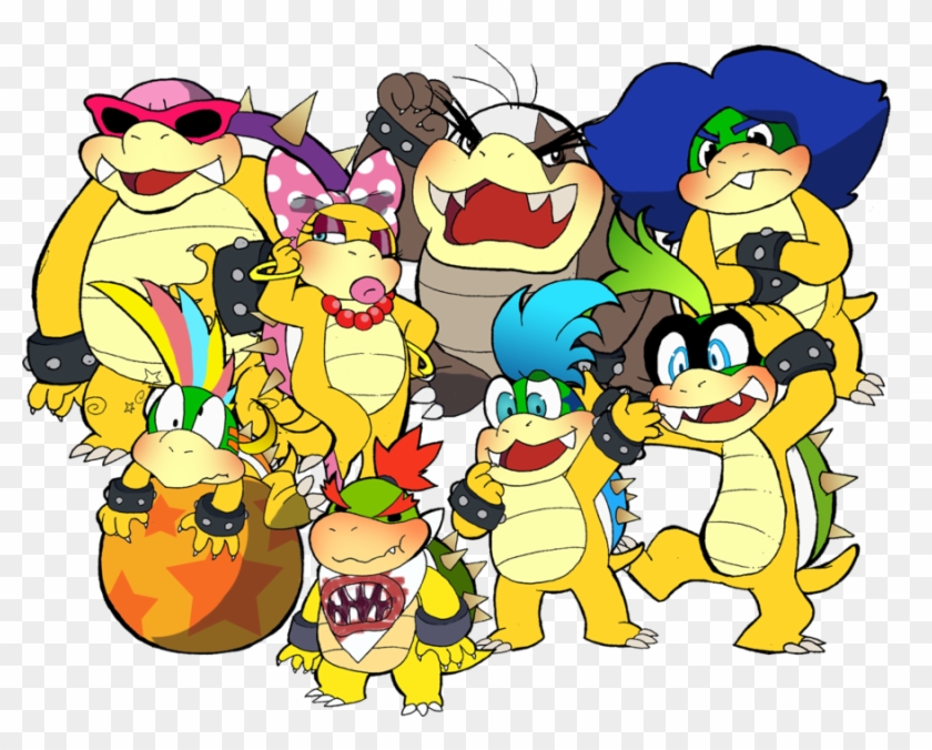Bowser's Illegitimate Children By Obsequious-minion - Bowser #529576