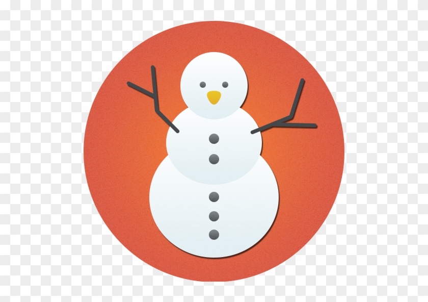 512 X 512 - Pcs-pin-016 - Snowman Xmas Pinback Button - 1.75"-perfcase #529602