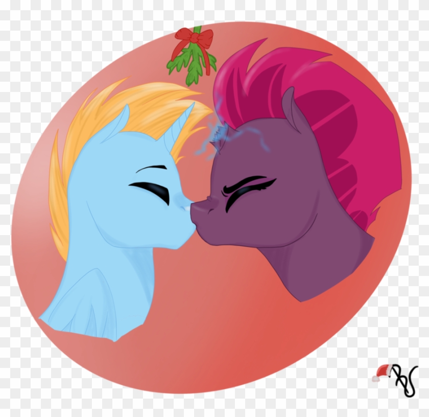 Request- Kissing Under The Mistletoe By Poowndraww - Mistletoe #529615