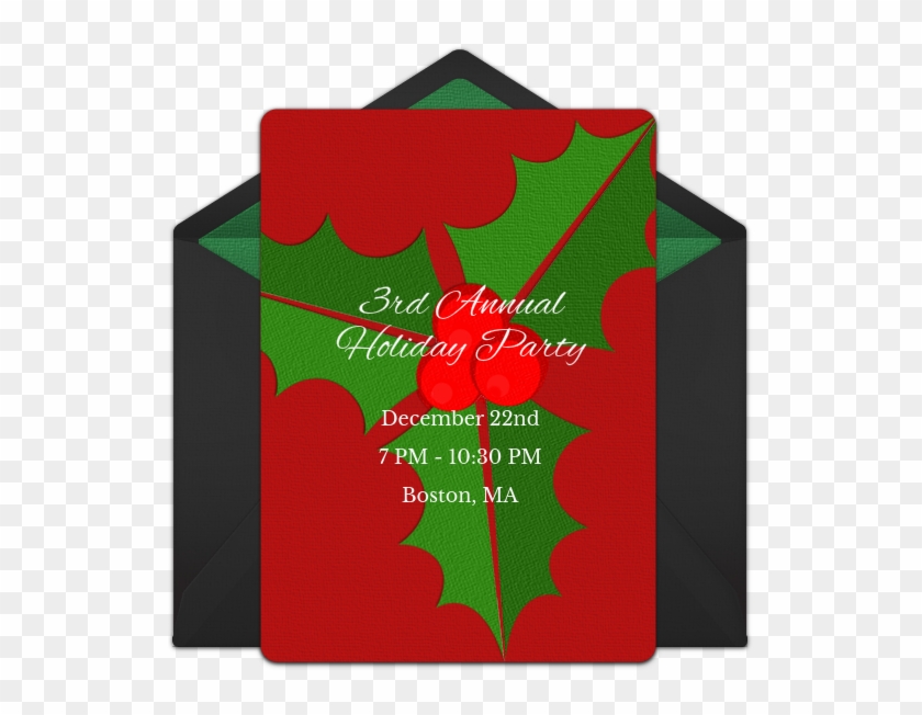Mistletoe Online Invitation - Christmas Lights #529674