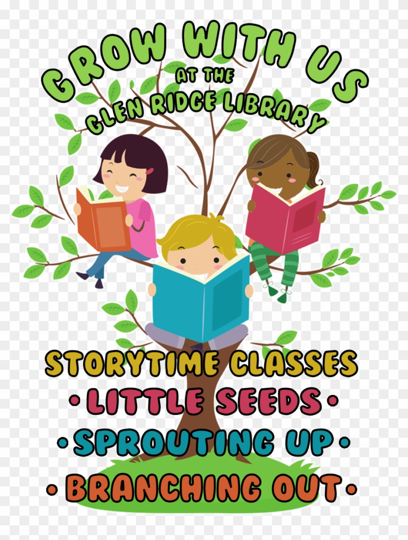 Picture - Kids Reading Under Tree Clipart #529767
