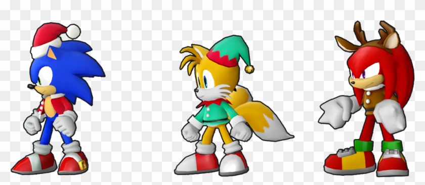 Christmas Characters By Supersilver1242 - Sonic Runners Sonic Christmas #529783