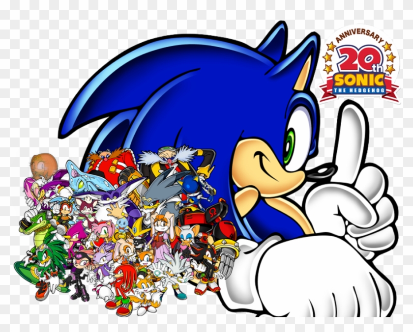 Sonic The Hedgehog 20th Anniversary Wallpaper By Ultimategamemaster - Sonic The Hedgehog Characters #529795