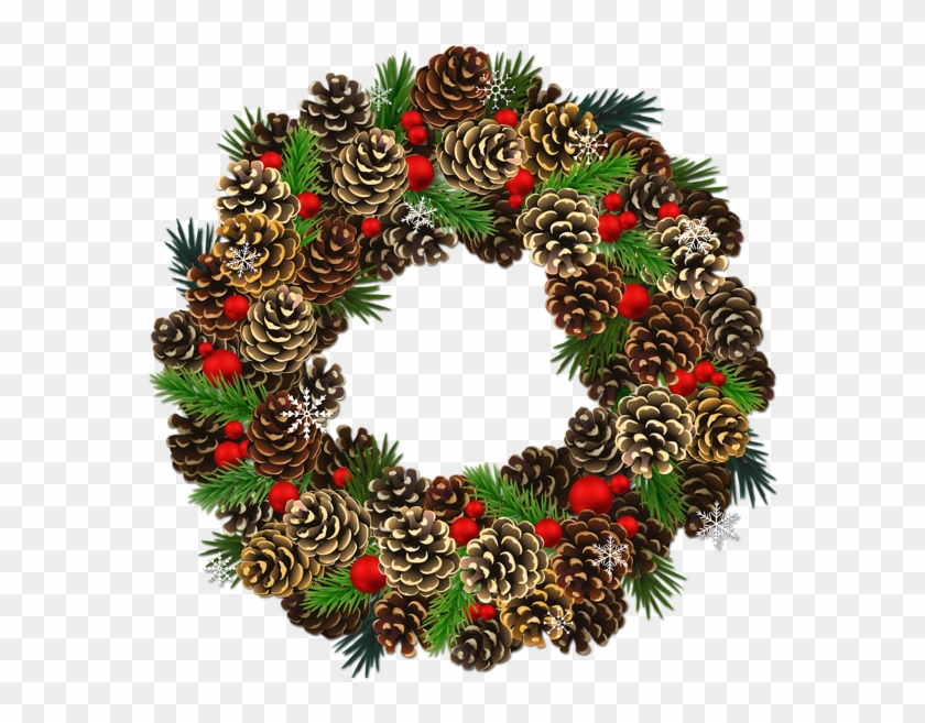 Wreath Clipart Transparent Background - Christmas Wreath Transparent Background #529816