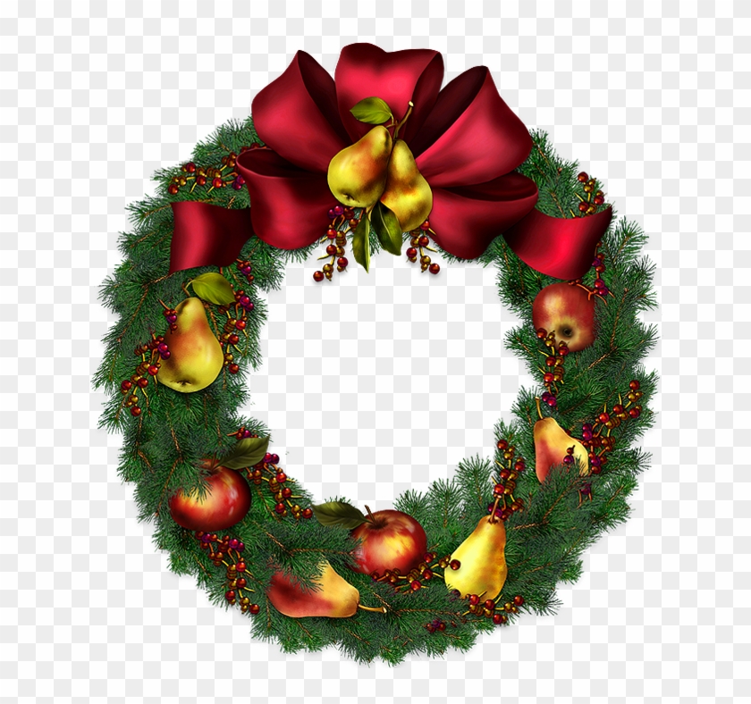 Wreath Clipart Transparent Background - Christmas Vintage Transparent Background #529818