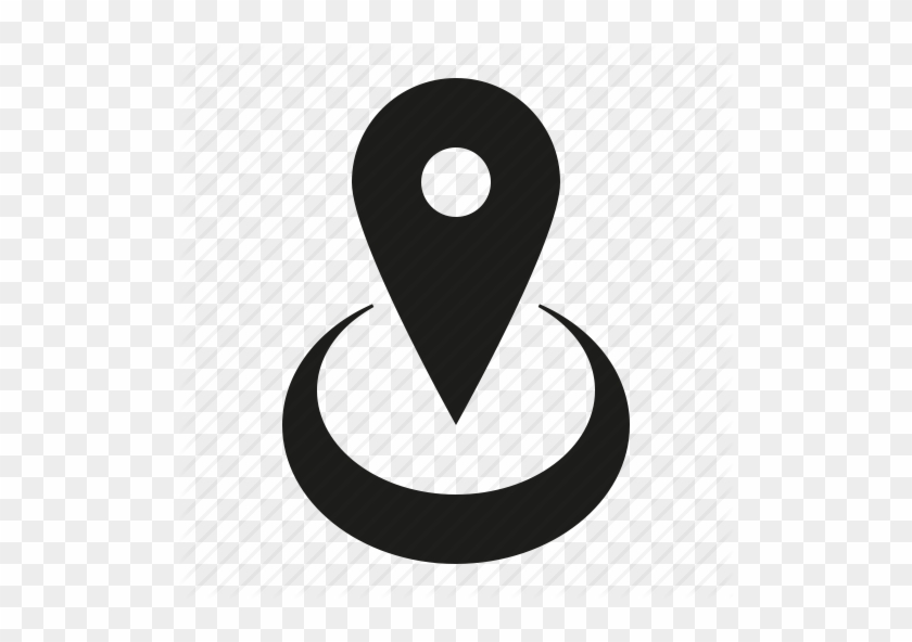Circle, Location Icon Icon Search Engine - Address Icon Png Hd #529885