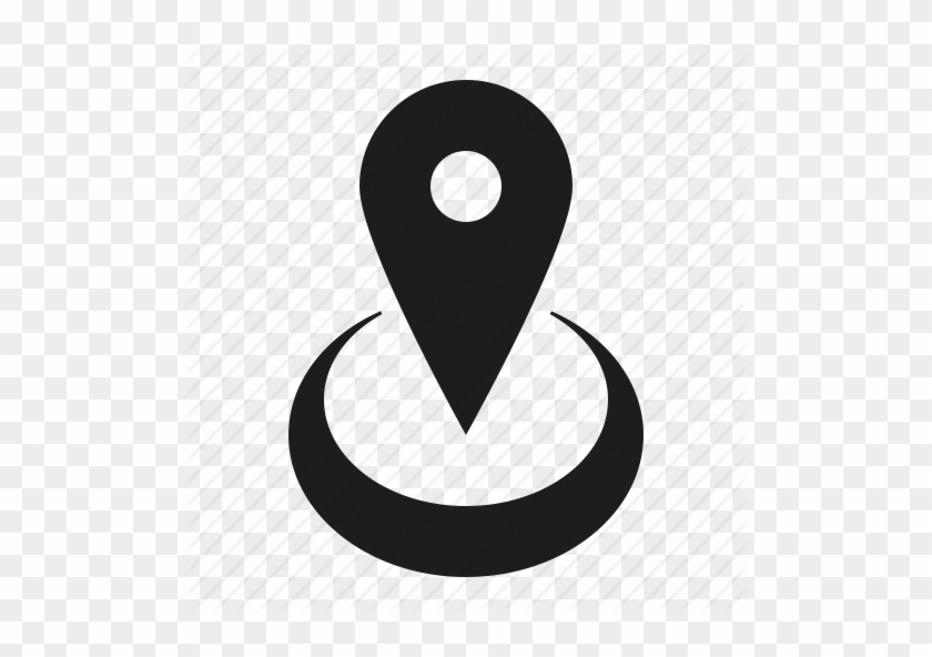 Circle, Location Icon Icon Search Engine - Address Icon Png Hd #529885