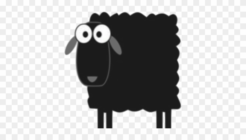 Black Sheep Devs - Sheep Logo Transparent Black And White #529933