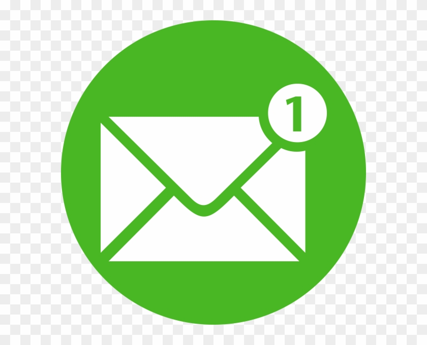 Communication Email Icon - Green Email Icon Png #530062