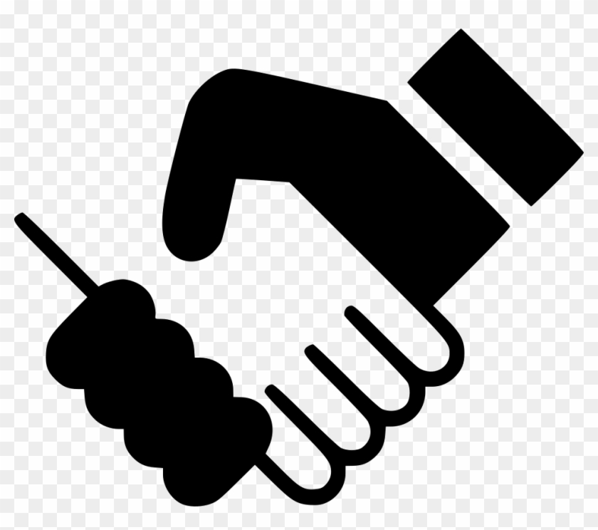 Shaking Hands Handshake Handshaking Hand Deal Business - Hand Shake Vector Logo #530115