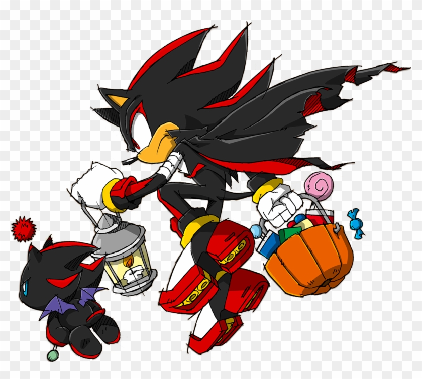 Shadow The Hedgehog & Dark Chao - Shadow The Hedgehog Chao #530224