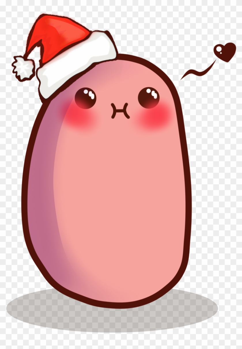 1 - Potato With Christmas Hat #530380