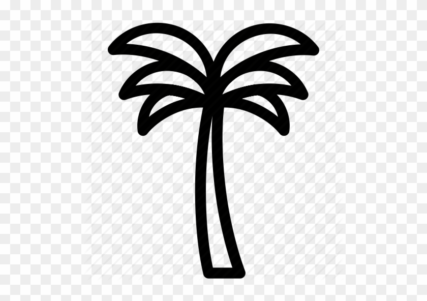 Palm-tree Icons - Palm Tree Icon Png #530423
