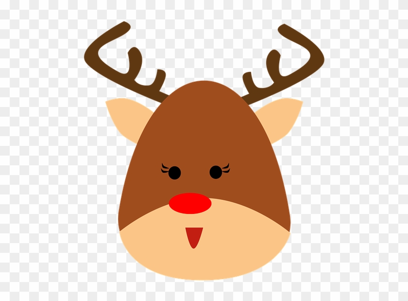 Reindeer Antlers Clipart 9, Buy Clip Art - Renos De Navidad Animados #530495