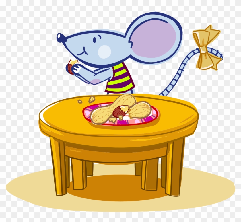 Mouse Cartoon Peanut Animation Illustration - Mouse Cartoon Peanut Animation Illustration #530631