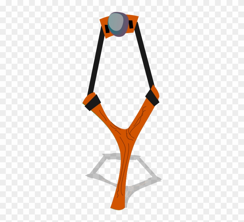 Free To Use &, Public Domain Slingshot Clip Art - Slingshot #530592