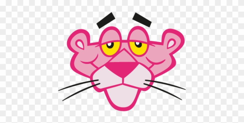 Pink Panther Vector - Pink Panther Face Mask #530683