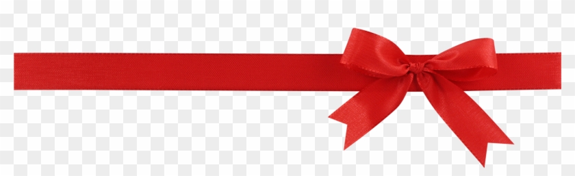 Banner Bow Png Transparent Image - Christmas Ribbon Transparent Background #530816